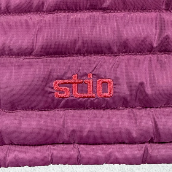 Stio Pinion Down Vest Womens XXL Purple Violet 800FP Packable Insulated Outdoor - Picture 2 of 10